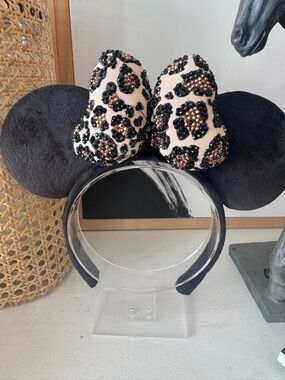 Custom Premium Rhinestoned Cheetah Minnie Ears